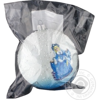 Frost Character Snowfall Plastic Christmas Tree Ball 10cm - buy, prices for - photo 1